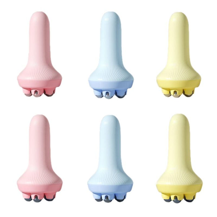 Ab Roller Massager For Inner Leg & Abdominal Muscle Relaxation Yellow