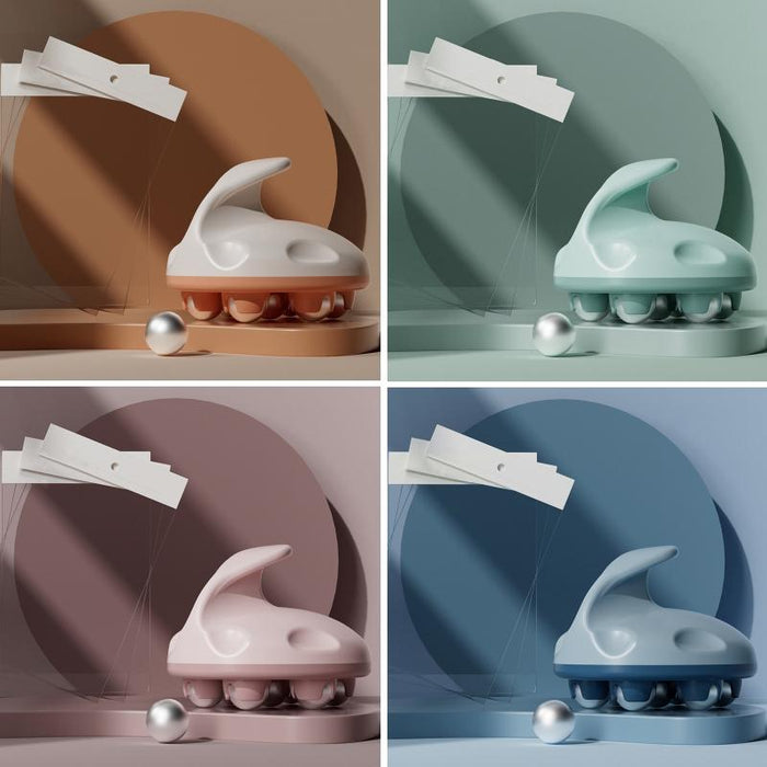 Abdominal Ball Meridian Massager Pink Steel Ball Calf Muscle Relaxation Fits Most Brands