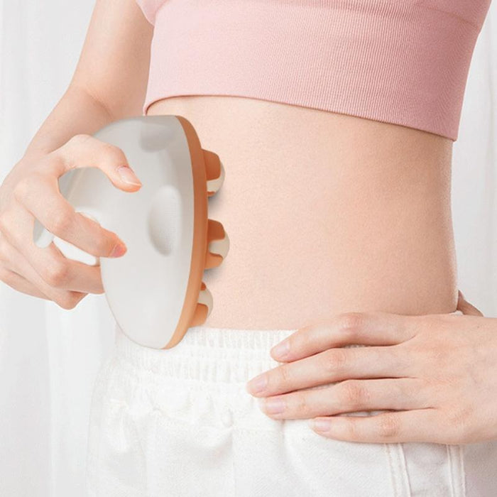 Green Abdominal Ball Meridian Massager For Calf Muscle Relaxation Magnetic Ball