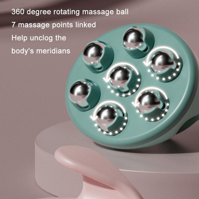 Blue Abdominal Ball Meridian Massager For Calf Muscle Relaxation Magnetic Ball
