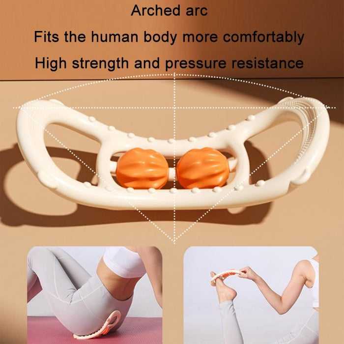 Stretching Yoga Ring With Raised Point Roller