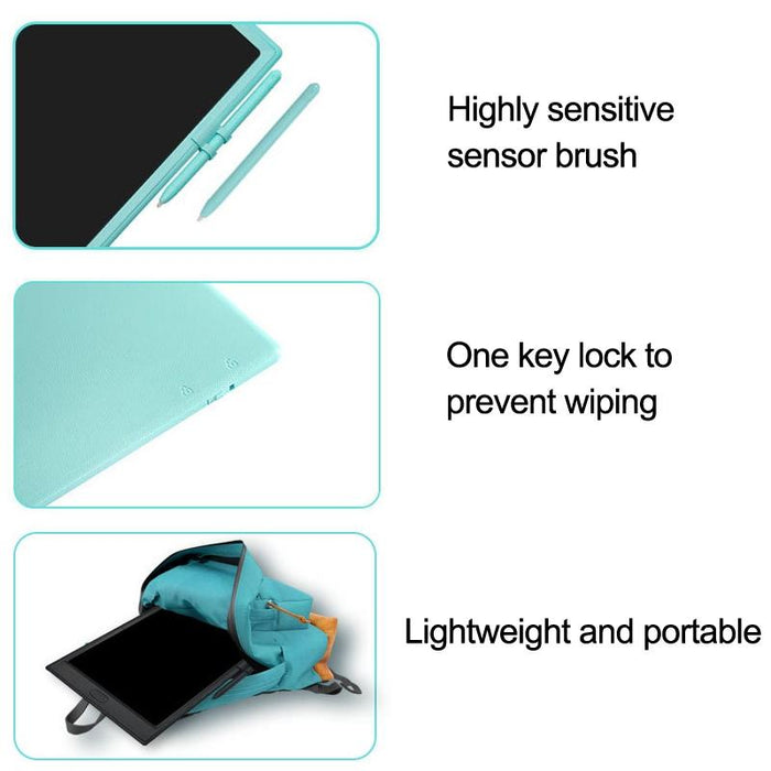 10 Inch Lcd Writing Board For Kids Light Blue Monochrome