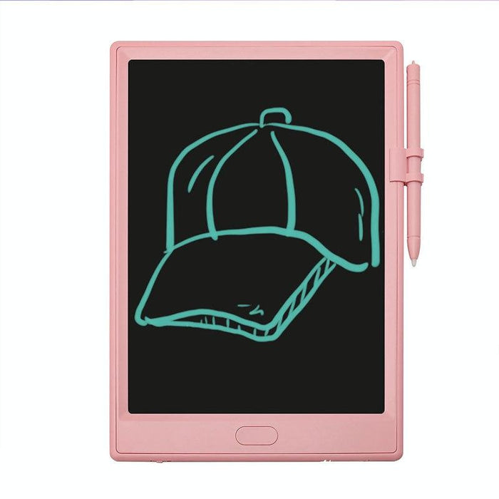 10 Inch Lcd Writing Board For Kids Light Pink Monochrome
