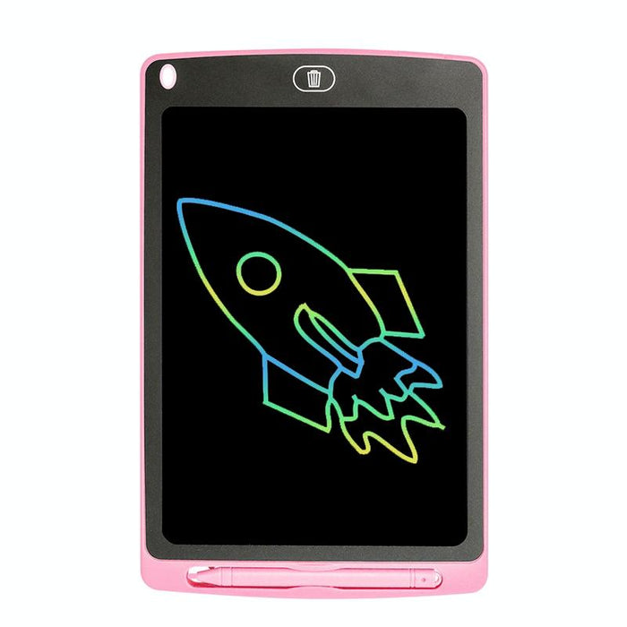 10 Inch Colourful Lcd Writing Board For Kids Light Pink
