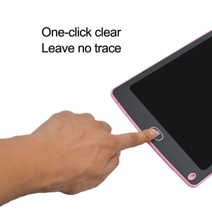 10 Inch Colourful Lcd Writing Board For Kids Light Pink