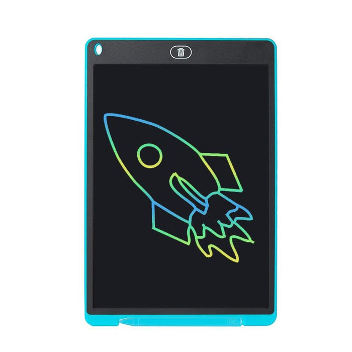 12 Inch Colourful Lcd Writing Board For Kids Light Blue