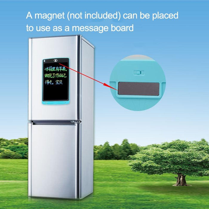 12 Inch Colourful Lcd Writing Board For Kids Light Blue