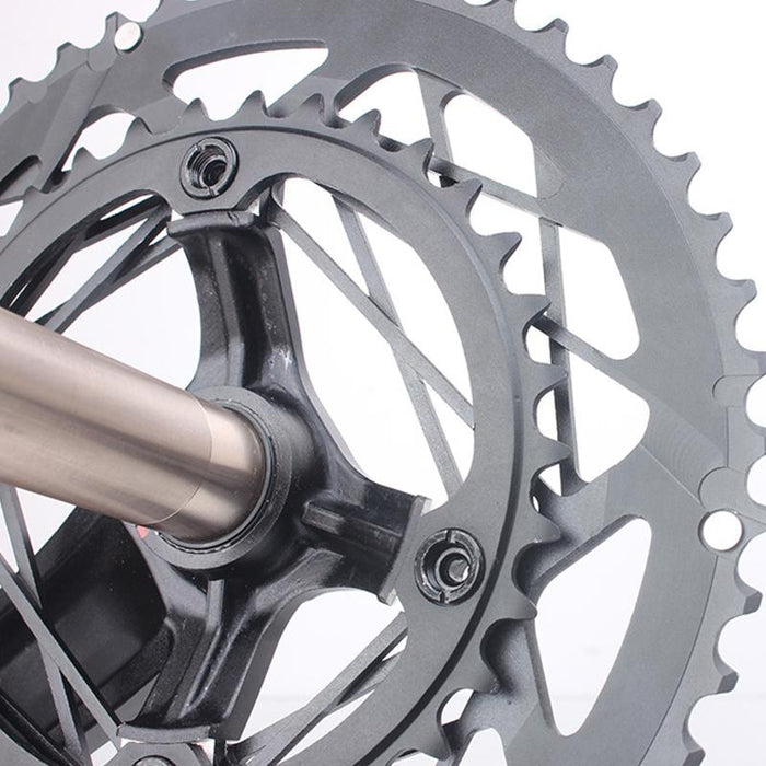 22-Speed Aluminum Alloy Road Bike Crankset 53-39T With Bb