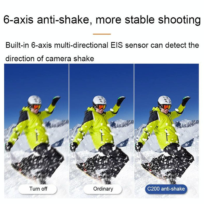 4K Face Recognition Wifi Sports Camera Waterproof