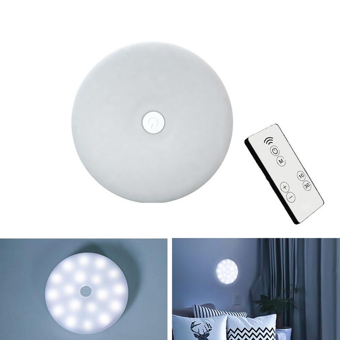 Remote Control Mini Cabinet Night Light Led Sleep Emergency Wall Lamp