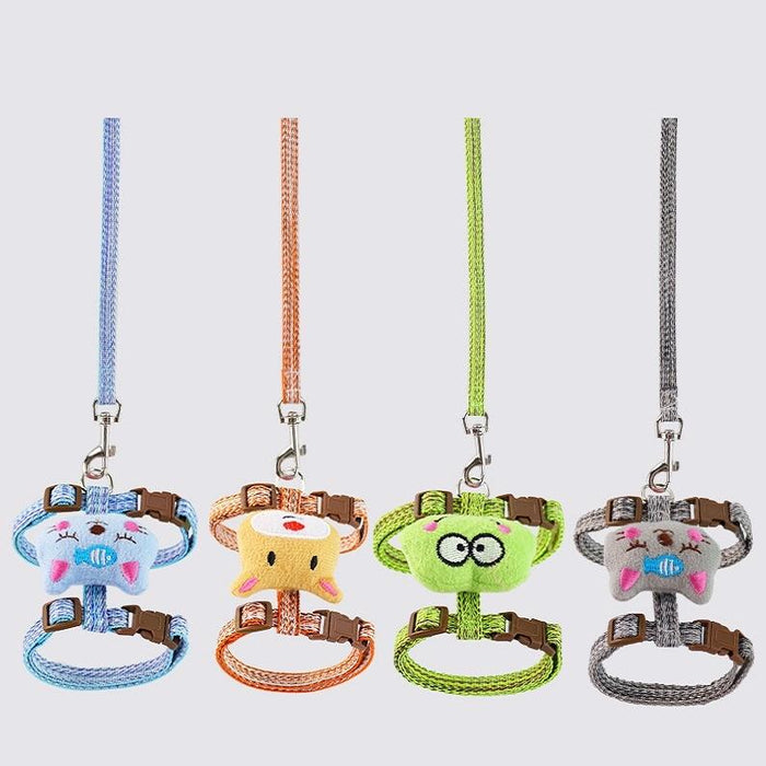 Adjustable Anti Escape Cat Leash Comfy L Size