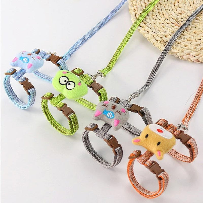 Adjustable Anti Escape Cat Leash Comfy L Size