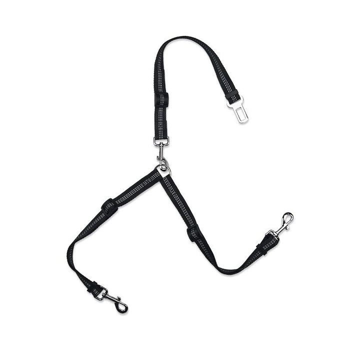 Reflective Dog Seat Belt Leash Dual Purpose