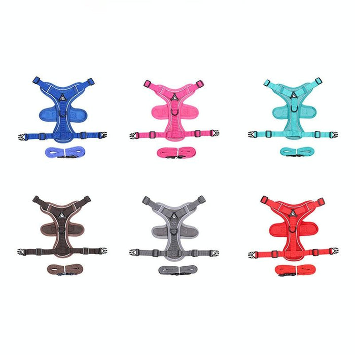 Reflective Dog Vest With Chest Strap Size L