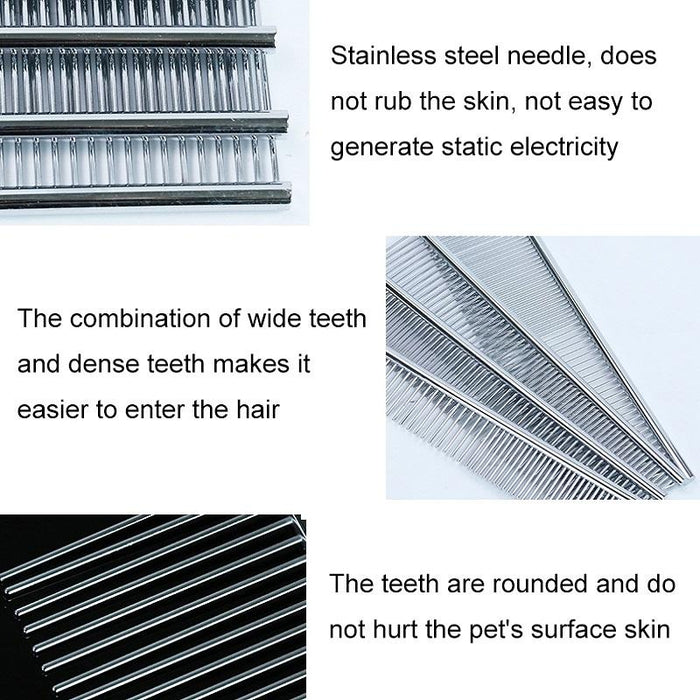 Xs Stainless Steel Pet Hair Comb