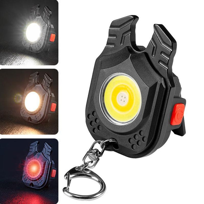 Portable Mini Flashlight With Keychain Strong Light Compact Design