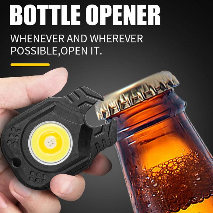 Portable Mini Flashlight With Strong Light & Tape Rope