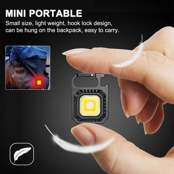 Portable Mini Keychain Flashlight Strong Light Compact Design