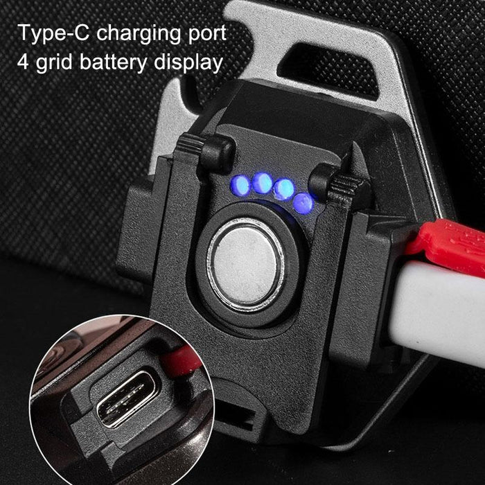 Portable Mini Keychain Flashlight Strong Light Black