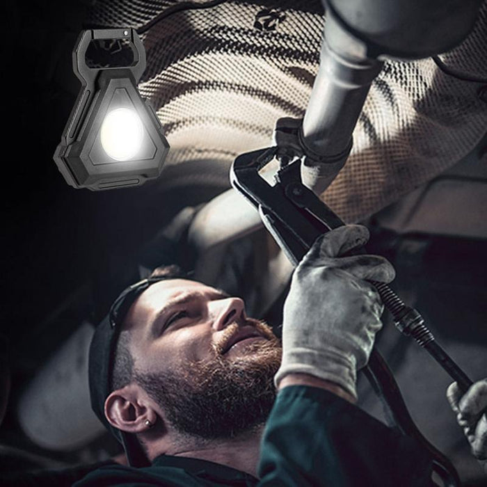 Portable Mini Keychain Flashlight Strong Light Black