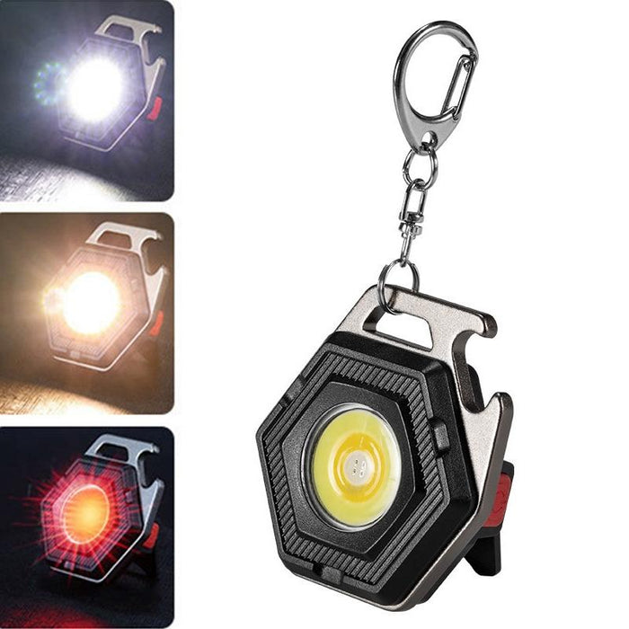 Portable Mini Keychain Flashlight Strong Light Tarnish-Resistant