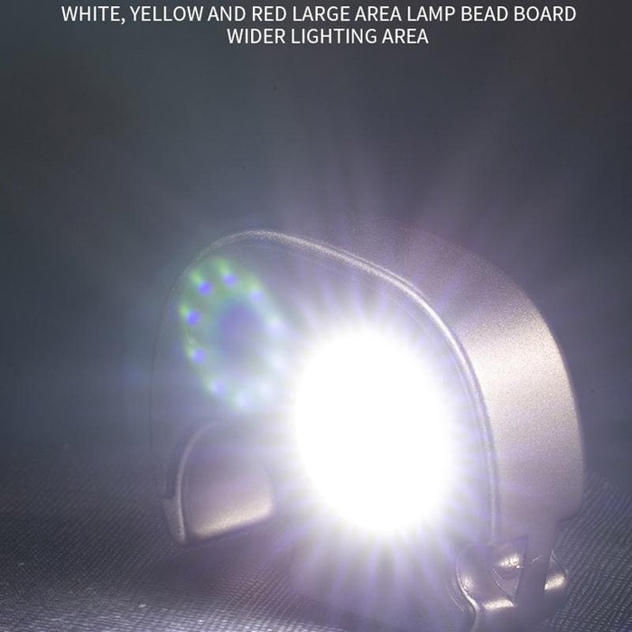 Portable Mini Keychain Flashlight Strong Light Black + Hand Rope