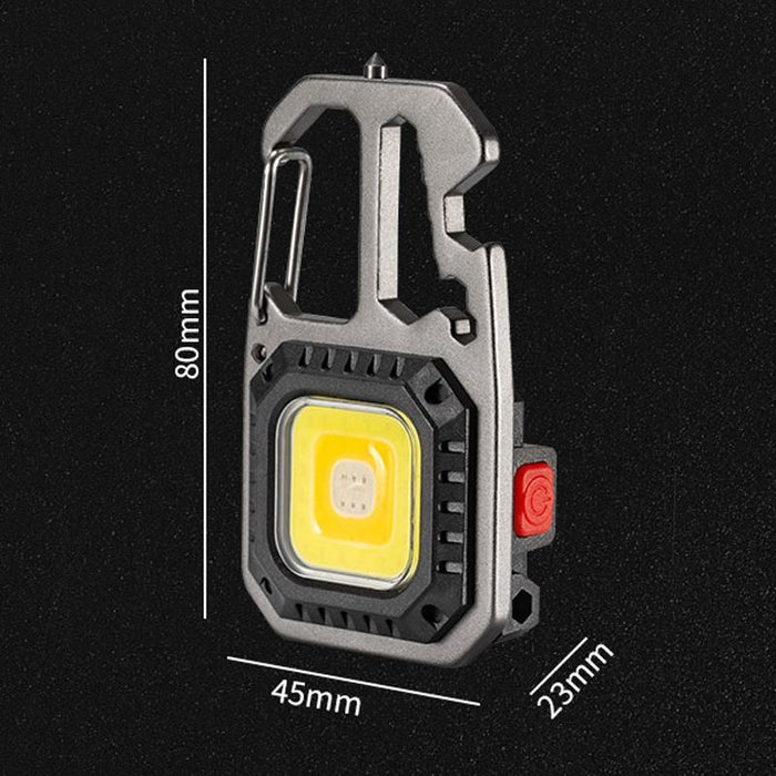 Portable Mini Flashlight Bright & Compact Black + Bracket