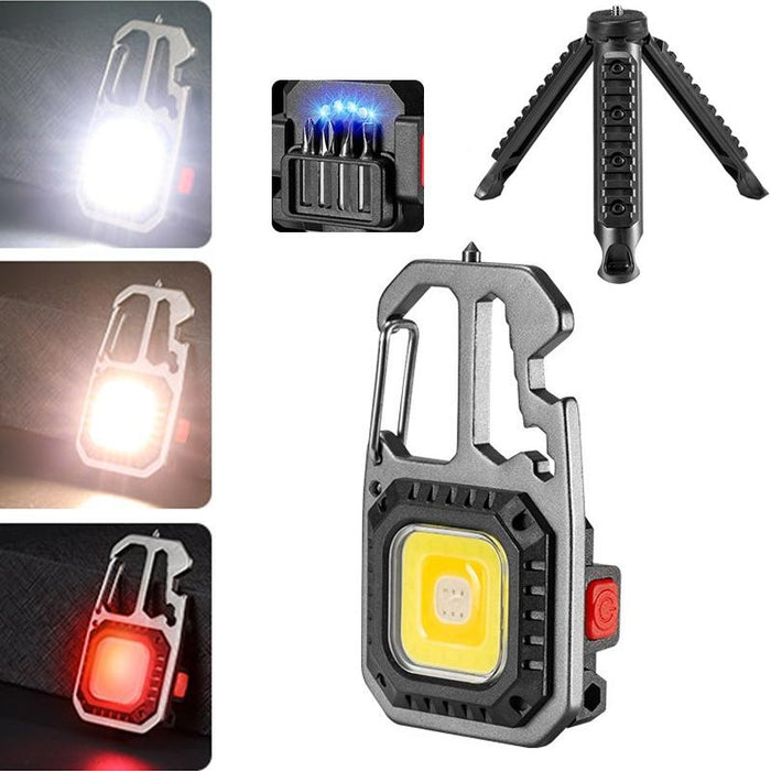 Portable Mini Flashlight With Bright Light And Tarnish + Bracket