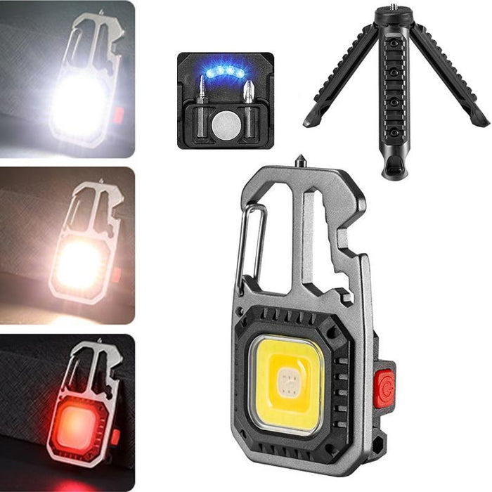 Portable Mini Flashlight With Tarnish Magnet And Bracket