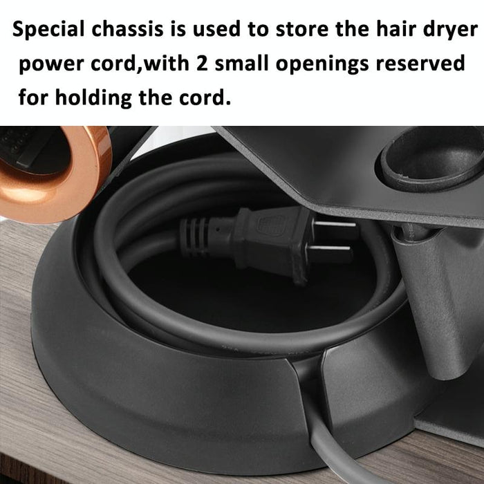 Hair Dryer Stand With Cable Storage For Dyson Supersonic Space Saving Solution