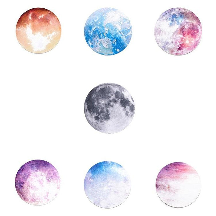 5 Piece Round Rubber Mouse Pad Set