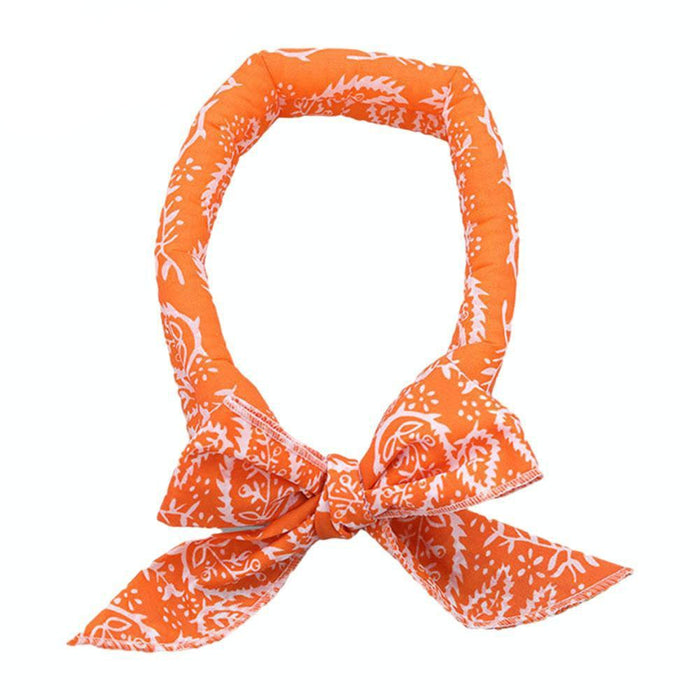 3 Piece Summer Cooling Bandana Neck Wraps For All Ages Yellow Leaves