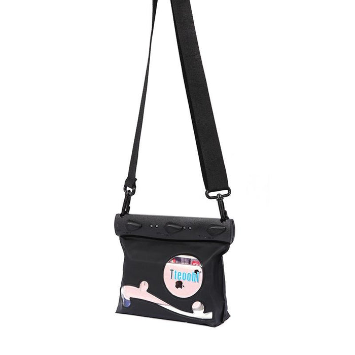 Waterproof One Shoulder Crossbody Bag For Drifting And Diving Small Black