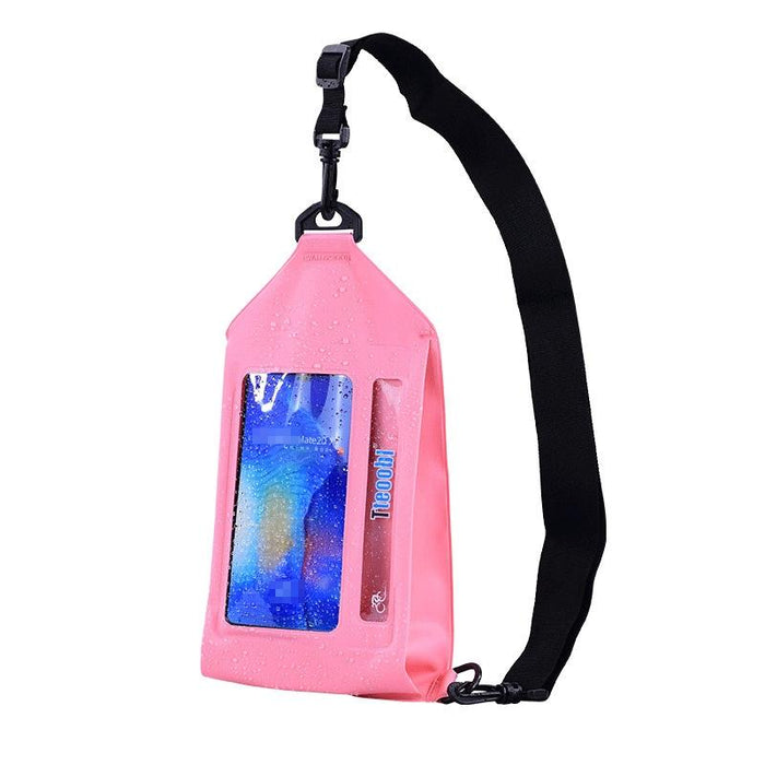 Waterproof Crossbody Phone Bag With Touch Screen Zipper Style