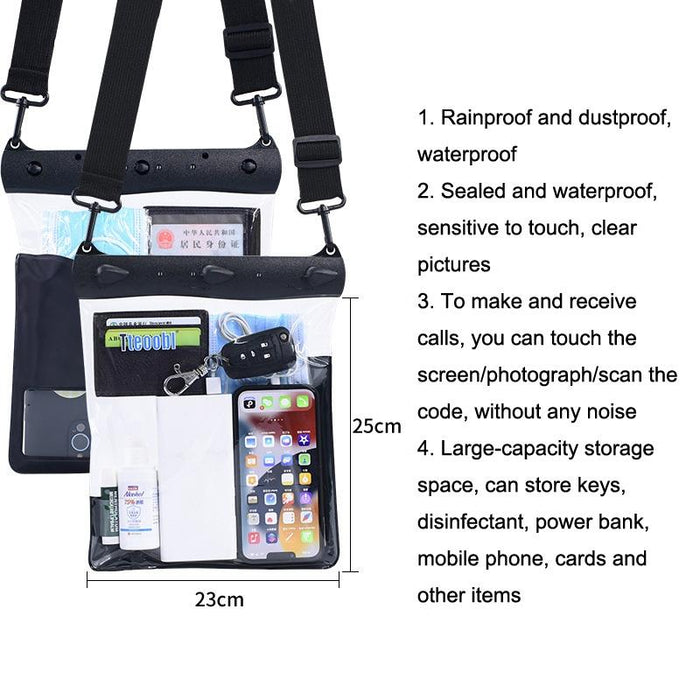 Waterproof Shoulder Messenger Bag For Sundries Phone Compatible