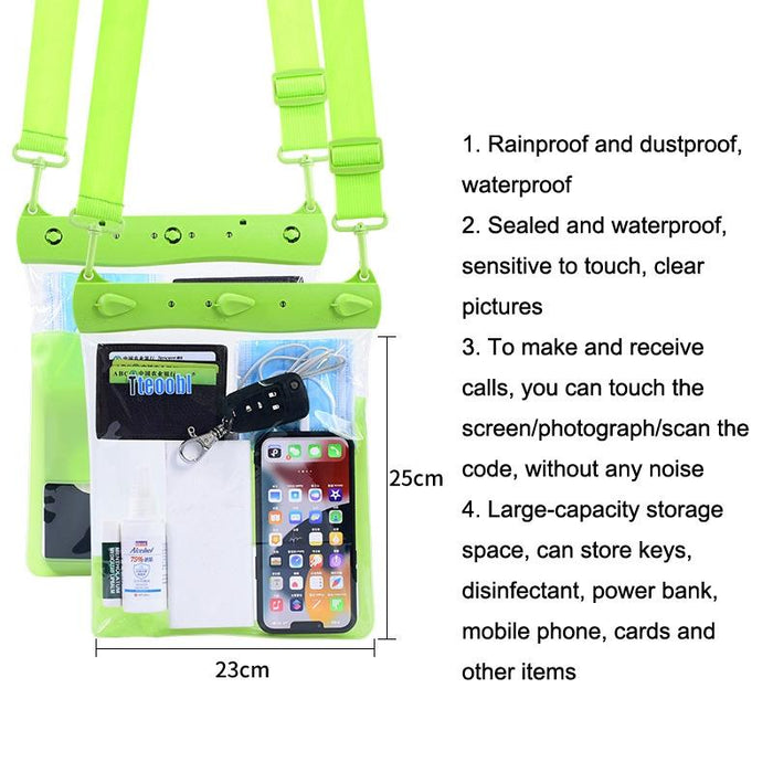 Waterproof Shoulder Messenger Bag For Sundries Phone Compatible