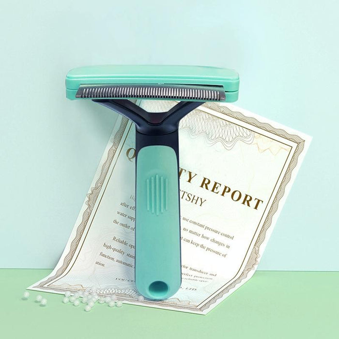 Curved Pet Hair Removal Comb For Cats And Dogs