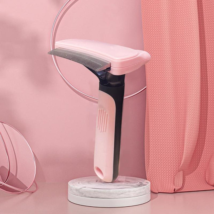 Curved Pet Hair Removal Comb For Cats And Dogs