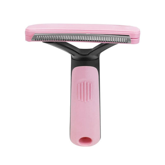 Curved Pet Hair Removal Comb For Cats And Dogs