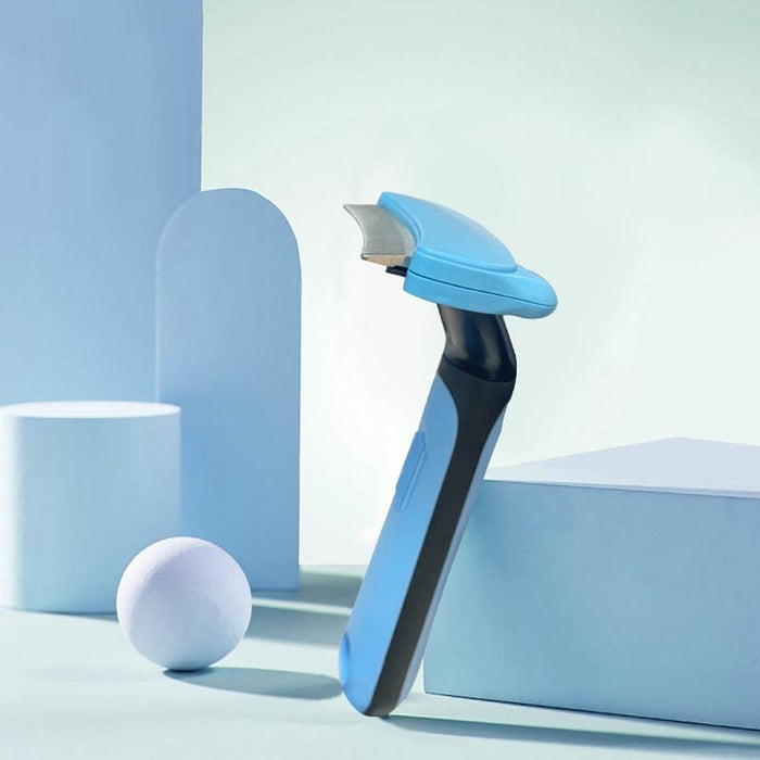 Curved Pet Hair Removal Comb For Cats And Dogs