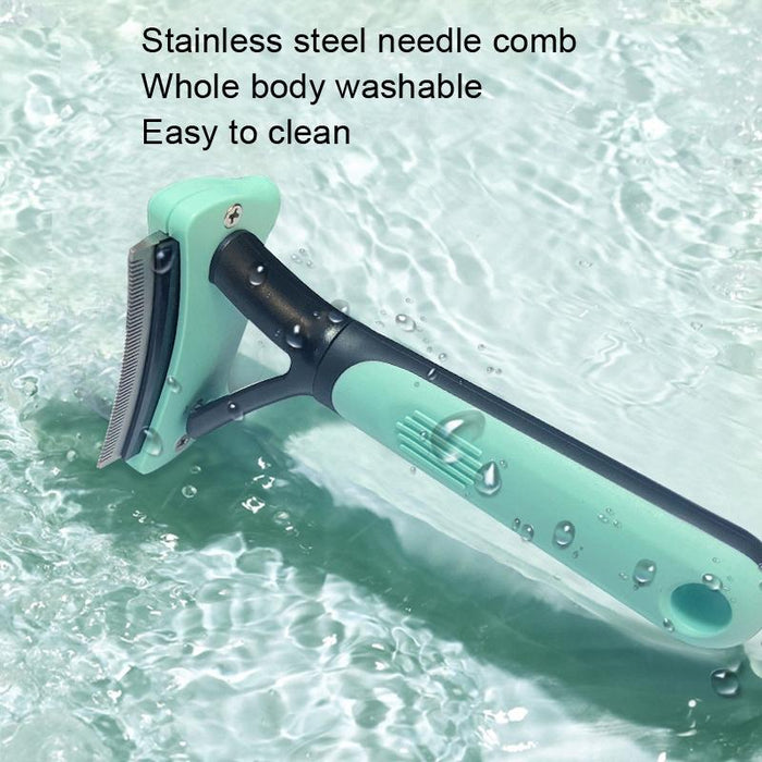 Curved Pet Hair Removal Comb For Cats And Dogs