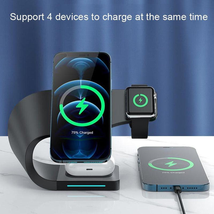 4 In 1 Wireless Charger For Phone Watch Airpods