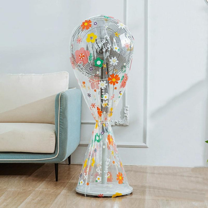 Household Fan Waterproof And Dustproof Cover - Sunflower Long