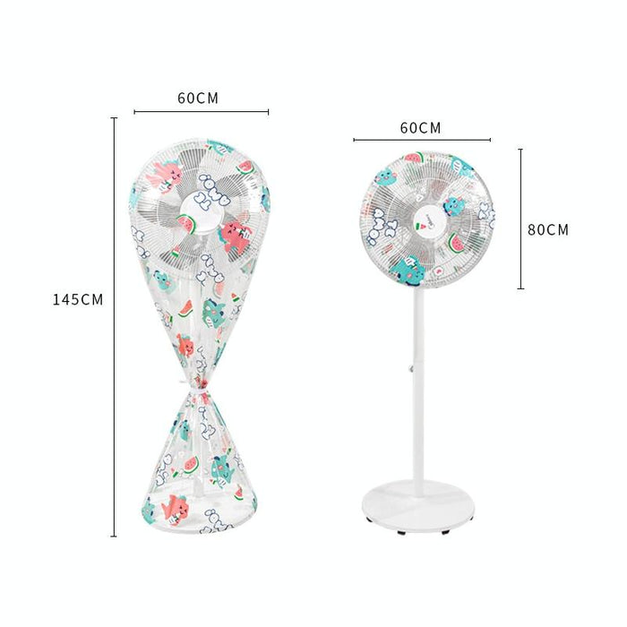 Household Fan Waterproof And Dustproof Cover - Sunflower Long