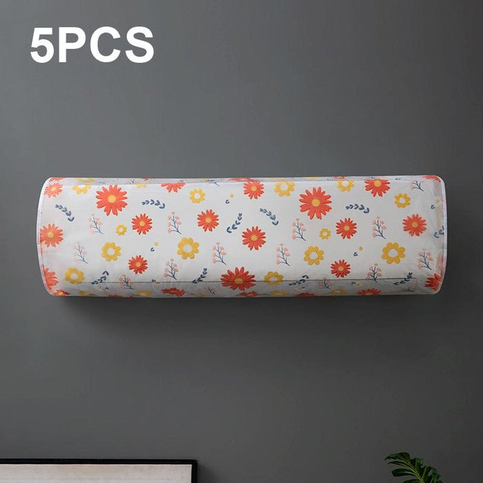 5 Pcs Thickened Hanging Air Conditioning Dust Cover - Size 95X20X31Cm