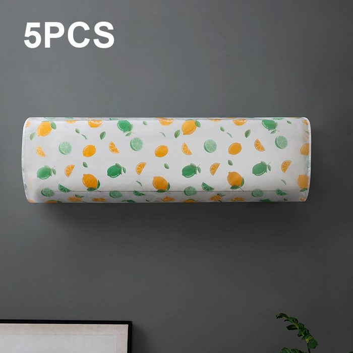 5 Pcs Thickened Hanging Air Conditioning Dust Cover - Size 95X20X31Cm