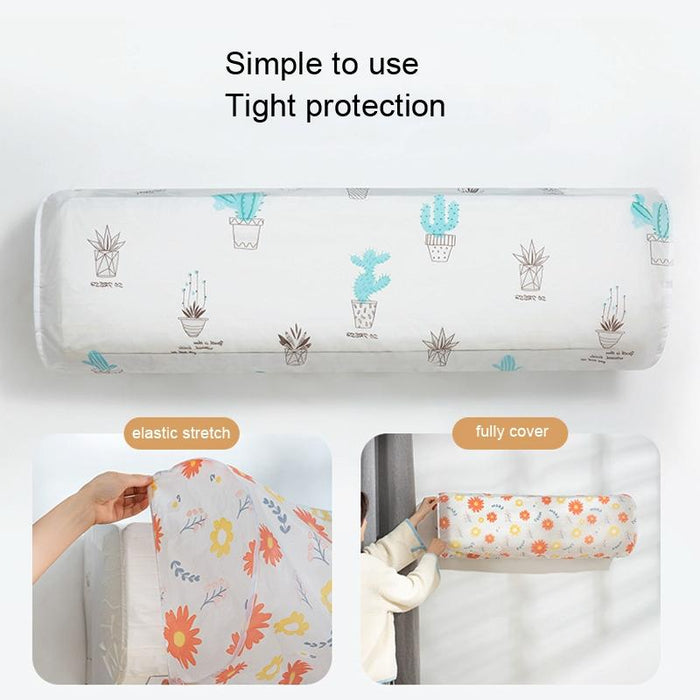 5 Pcs Thickened Hanging Air Conditioning Dust Cover - Size 95X20X31Cm