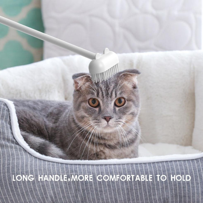 Long Handle Pet Comb With Base Cat & Dog Supplies