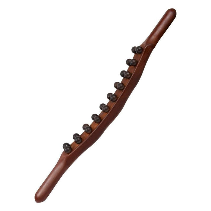 20-Bead Carbonized Massage Stick For Meridian Dredging