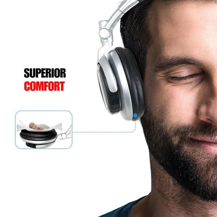 High-Fidelity Headset With Spring Line Silver